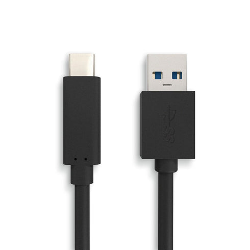 USB3.2 Gen2x1 A to C Cable, USB-A to USB-C, 10Gbps High Speed Data Transfer, USB Charging Cable, 2 meters, Black