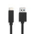USB3.2 Gen2x1 A to C Cable, USB-A to USB-C, 10Gbps High Speed Data Transfer, USB Charging Cable, 2 meters, Black