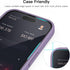 JETech Full Coverage Screen Protector for iPhone 14 Pro Max 6.7-Inch, Black Edge Tempered Glass Film, HD Clear,