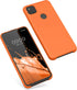 kwmobile Case Compatible with Google Pixel 4a, TPU Silicone Phone Cover with Soft Finish - Fruity Orange