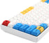 YMDK PBT Keycaps ZDA, Similar to XDA Japanese Keycap Dye Sub for MX Keyboard 104 87 GK61 96 84 GK64 68 Key Caps (123