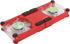 DR-S02 Laptop Cooling Pad, Folding Cooler with Dual Fans, Portable USB Powered Notebook Radiator Stand (Red)
