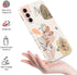 Samsung Galaxy A25 5G Case, Morandi White Soft Anti-Scratch Microfiber Lining Stylish Phone Cover 6.5 Inch