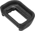 WIHFHGZ A6600 A6500 A6400, Viewfinder Eyepiece Eyecup Kit for Plastic Rubber, Black - Protective Camera Cold Shoe