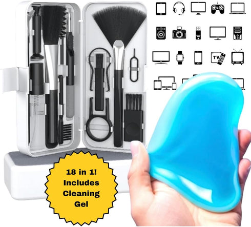 Generic ImmacuKit 18-in-1 Electronic Device Cleaning Kit with Magic Cleaner Gel -Use On Phone, Earbuds, Laptop