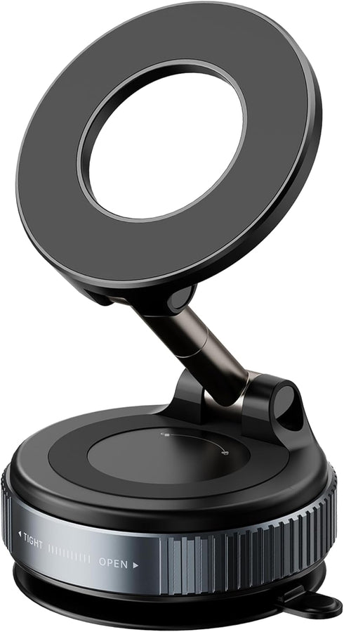 MARUVI Vacuum Magnetic Phone Holder for Car,2800gf Strong Magnetic Phone Mount,360 Adjustable &