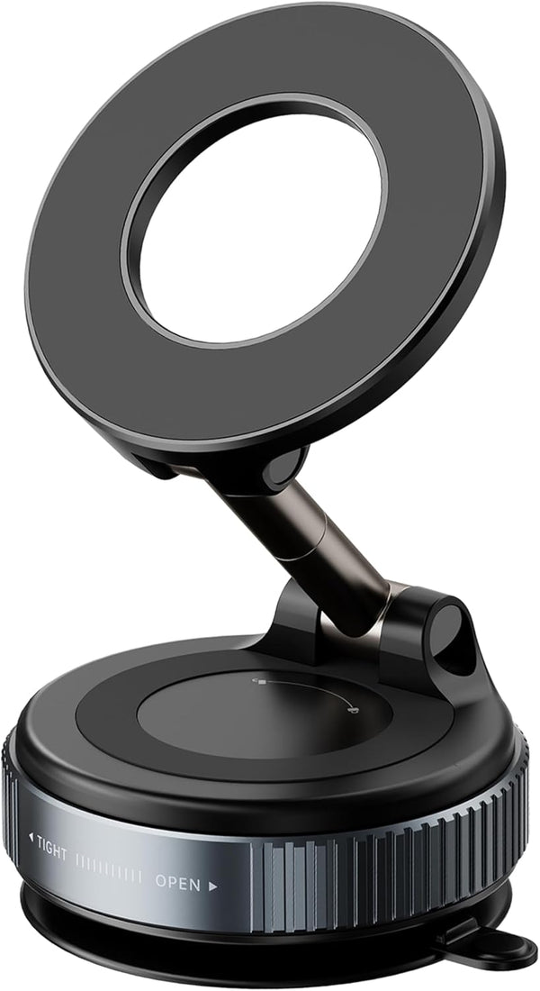 MARUVI Vacuum Magnetic Phone Holder for Car,2800gf Strong Magnetic Phone Mount,360 Adjustable &