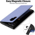 GOOSPERY Galaxy Note 10 Plus Wallet Case, Protective Dual Layer Bumper Phone Case with Card Holder, Lilac Purple