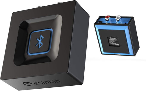 esinkin Wireless Audio Receiver for Music Streaming, Works with Smart Phones, Tablets, and Car Speakers