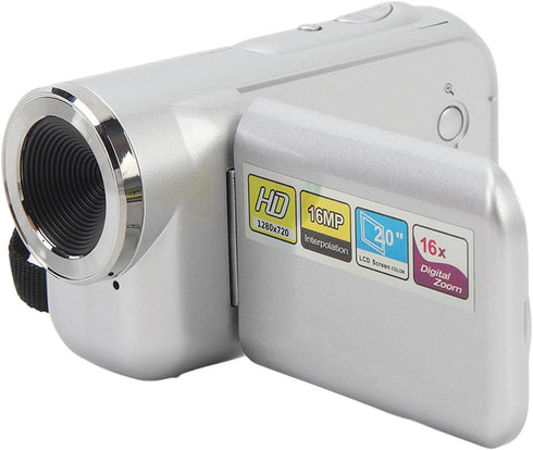 Hilitand HD Video Camera Digital Camcorder, Portable Vlog Camera Recorder 1080P 16MP 2inch