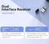ZVYUE Wireless Bluetooth Mouse for Mac, Silent Mouse with Dual Mode Switch, Bluetooth 5.2/3.0, White