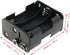 E-outstanding AA Battery Holder 2 Set, 6x1.5V Black Thicken Case Box with Wired Battery Clip