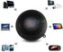 Mini Speaker, Portable Retractable Speaker with USB Charging Cable, 3.5mm Audio Interface, Black, 12