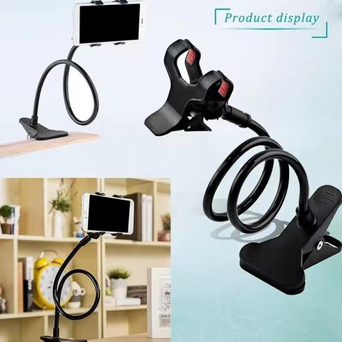 HFLWYWD Holder,360 Gooseneck Bed Phone Degree Rotating Lazy Bracket,DIY Flexible Mount Stand with Multiple