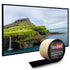 Black Flocking Adhesive Tape 3in x 30ft, Ultra High Contrast Deep Black Felt Strips for Projector Screen