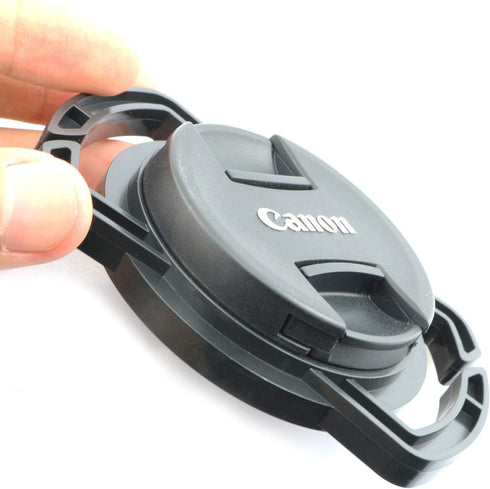 2pcs Camera Lens Cap Holder Keeper Buckle for Canon Nikon Sony Lens Cap 52mm 67mm 58mm