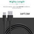 LILIBIN 10FT PS5 5 2, Controller Charger Cord for PlayStation DualSense, Xbox Series S X Core, Elite Series Switch