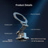 SMALLRIG 4 17/16/15 5339 Metal Phone Mount with Baseplate for Arca-Standard, Compatible for DJI RS Mini, Smartphone