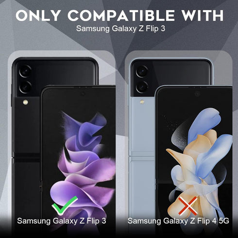 Orzero (3 Sets 12 Packs) Compatible for Samsung Galaxy Z Flip 3 5G Soft TPU Screen Protector, Protector De Pantalla High Definition Premium Quality Edge to Edge (Full Coverage) Bubble-Free