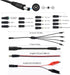 Amtake 72w 3V 24V 100V-240V Display,14pcs Tips,4-Way Universal Power Supply Adjustable DC ~ Variable Switching AC/DC
