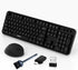 MOFII Wireless Keyboard and Mouse Combo, 104 Keys Full-Size Retro Round Keys Typewriter