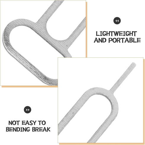 300pcs Set SHOWERORO Universal Sim Card Removal Tool with Keychain Mobile Phone Ejector Pin Kit for Smartphones
