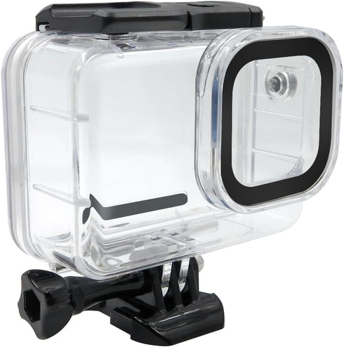 SHOOT Waterproof Housing Case for Insta 360 Ace Pro, Diving Protective Underwater Shell with Quick Release Bracket