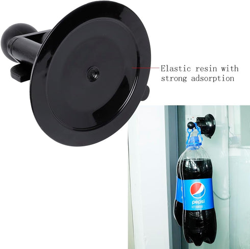 Suction Cup Base Mount with 25mm/1" Ball, Compatible with RAM Mounts and Other B Size Double Ball Socket