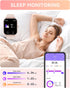 Smart Watch (Answer/Make Calls), 2024 Newest 1.85" for Men Women, IP67 Waterproof, 100+ Sports Modes, Fitness Tracker