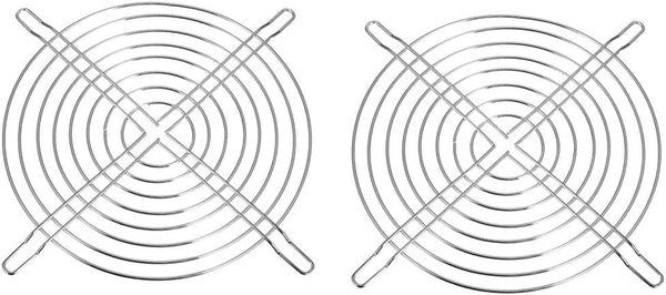 uxcell Cooling Fan Grill Metal Finger Guard, 230mm x 230mm for 180mm x 180mm Case Computer, Pack of 2