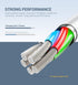 Novtech MFi Certified Lightning Cable 3 Pack - 3FT iPhone Charger, Fast Charging for iPhone 14, 13, 12, 11, 8, 7, White.