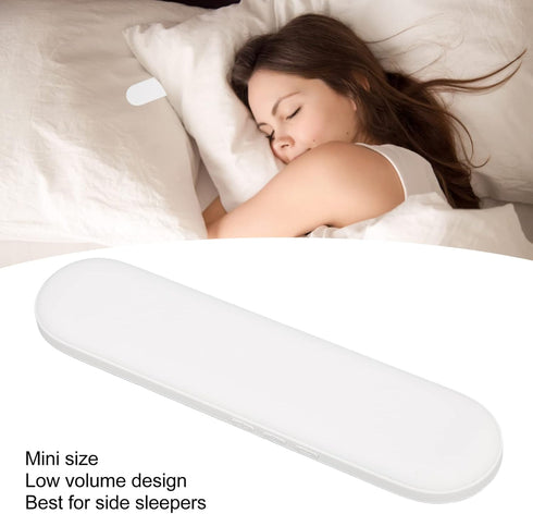 Cuifati Ultra Thin Pillow Speaker, Mini Bone Conduction Bluetooth Speaker for Sleeping with Timer (Black)