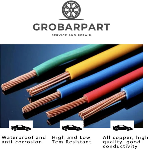 GROBARPART PTA1737, S-633, S633, 1P1012 19116642 Front Door Radio Speaker Connector Wiring Harness Pigtail Plug Wire
