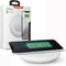 HyperGear ChargePad Pro Wireless Charging Pad - 15W Fast Charger with LED Power Indicator & Soft Grips, White,