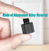 4 Pcs Aluminum Camera Screw Adapter Set, 1/4" Male to 3/8" Female and 3/8" Male to 1/4" Female Adapters