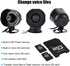 Mugast Wired Electronic Sound Speaker Alarm Siren Horn with MP3 Loading Support, IP65 Micro, SD Card FAT32