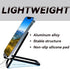 LEBUWOQ 1 Pack 17 16 15 14 13 12 11 (1) Portable Phone Stand for Desk, Cell Phone Stand Foldable Aluminum Cell Phone
