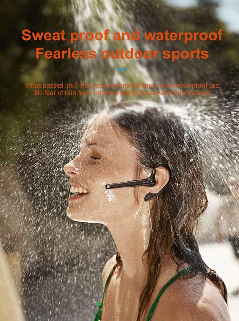 Bluetooth Earpiece for Cell Phones, V5.1 Headset with Charging Case, Waterproof Hands-Free Earphones for Android/iPhone