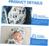 TAKESH 2 Sets DIXII Hair Band Receiving Blanket Newborn boy Clothes Floral Suit Photo Props Swaddle wrap Infant