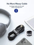 Mr Rex Nylon Braided 2.5mm to 3.5mm Audio Aux Cable for Bose 700 QuietComfort, JBL E45BT E55BT Headsets