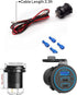 12V USB C Outlet, Two USB-C PD 20W Power Socket and 18W QC3.0 Socket Waterproof Power Outlet for Car, Golf Cart, Boat