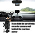 Naroote 360 Dash Cam Mount, Driving Recorder Holder, Car Rearview Mirror Camera Holder Driving Recorder Bracket Degree