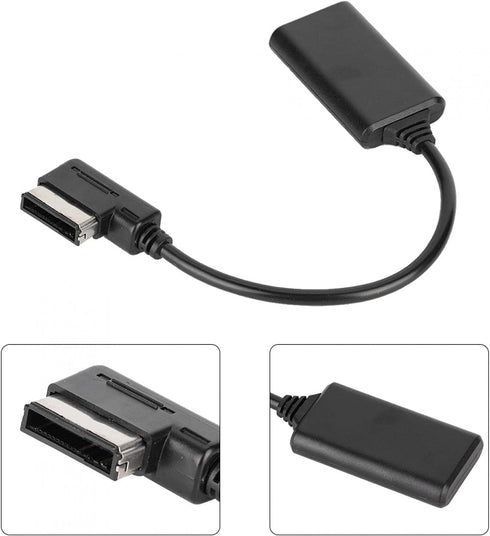 Bluetooth 5.0 AUX Music Interface Adapter, Audio Cable for Q5, A5, A7, R7, S5, Q7, A6L, A8L, A4L for AMI MDI MMI