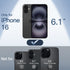 JETech 16 6.1 inch, Ultra Slim Case for iPhone Camera Lens Full Protection, Lightweight Matte Finish PP Hard Minimalist