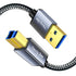 Yeung Qee USB 3.0 A to USB B Cable 3 ft,Nylon Braided USB 3.0