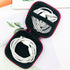 lyfLux Earbud Case - 10 Pieces Square & Rectangular Headphone Cases with Clips for Headphones, SD Cards, Wireless