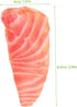 KESYOO Lifelike Salmon Slice Model Realistic Simulation Fish Decoration for Photography Props Early Education Food
