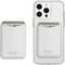 Kate Spade New York Magnetic Wallet/Card Holder, Compatible with MagSafe Phones and Cases, White Glitter