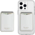 Kate Spade New York Magnetic Wallet/Card Holder, Compatible with MagSafe Phones and Cases, White Glitter