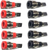 4mm Banana Jack Socket Female Adapter Panel Mount Binding Post for 4mm Banana Plug Connectors 10Pcs